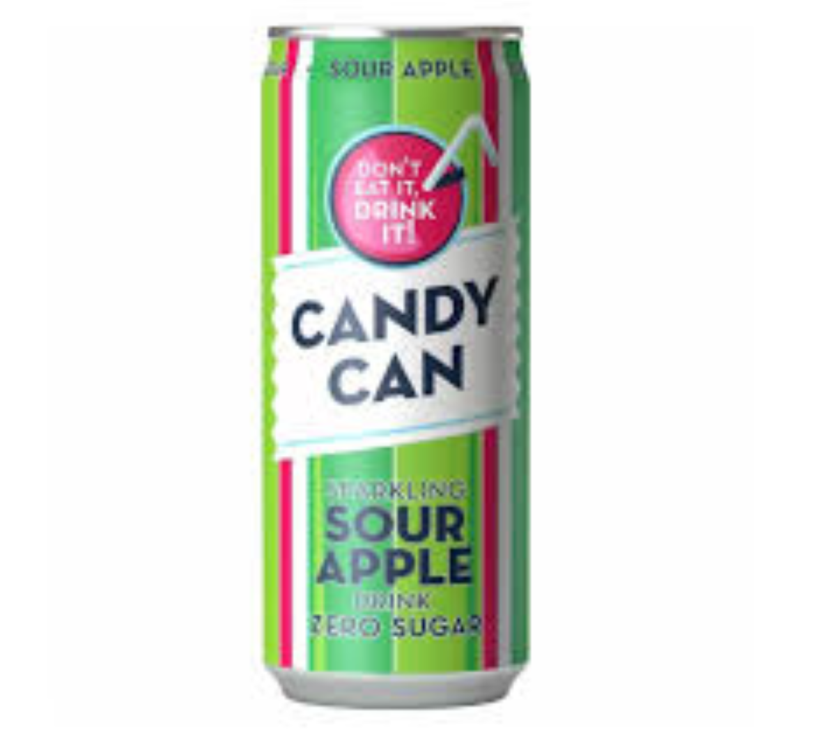 CANDY CAN SOUR APPLE SPARKLING DRINK 330ML